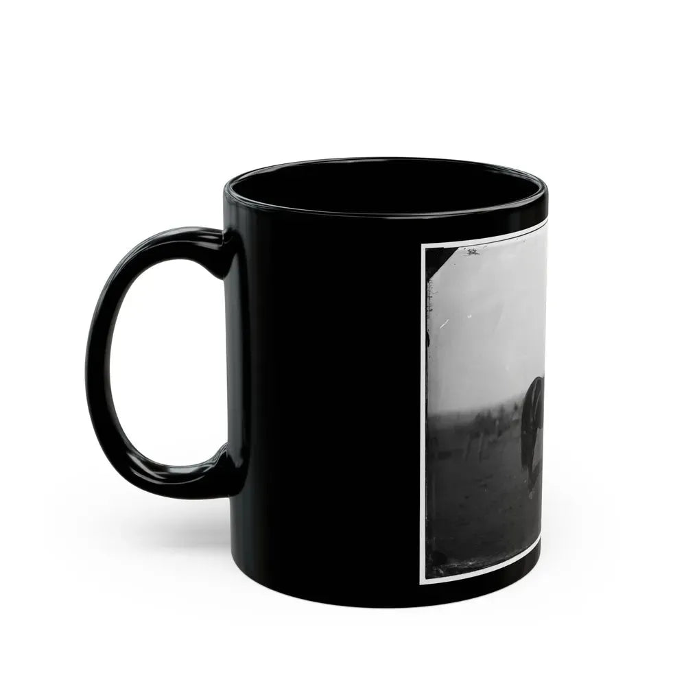 Brandy Station, Virginia. Lt. Chas W. Wolsey With Horse Headquarters Army Of The Potomac (U.S. Civil War) Black Coffee Mug - Go Mug Yourself