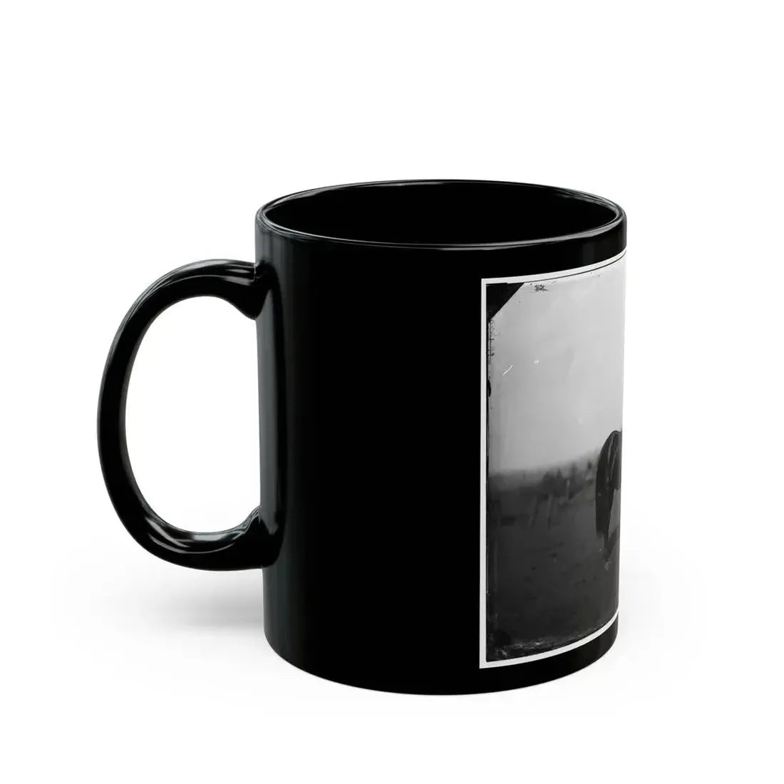 Brandy Station, Virginia. Lt. Chas W. Wolsey With Horse Headquarters Army Of The Potomac (U.S. Civil War) Black Coffee Mug - Go Mug Yourself