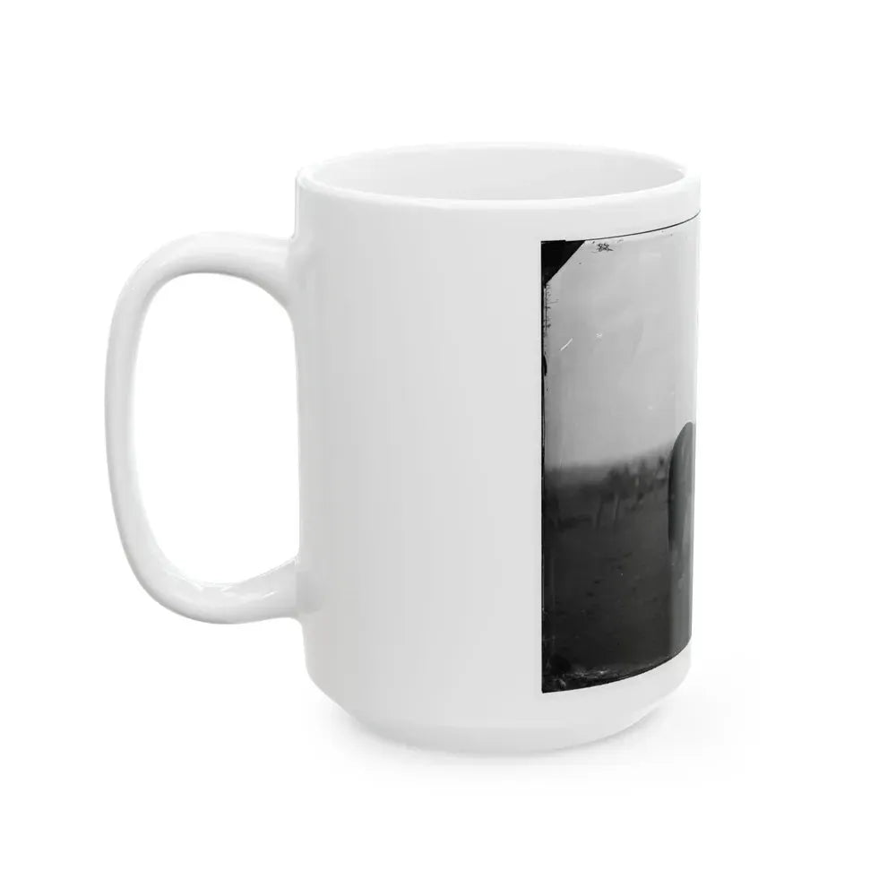 Brandy Station, Virginia. Lt. Chas W. Wolsey With Horse Headquarters Army Of The Potomac (U.S. Civil War) White Coffee Mug - Go Mug Yourself