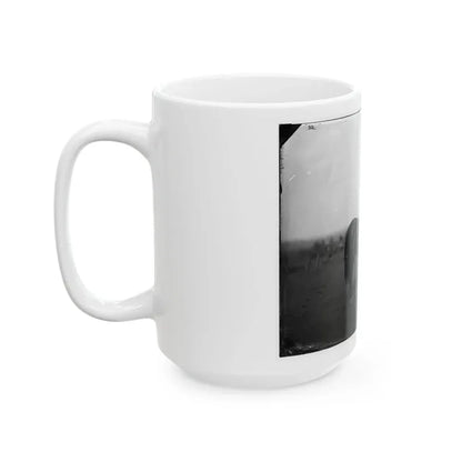 Brandy Station, Virginia. Lt. Chas W. Wolsey With Horse Headquarters Army Of The Potomac (U.S. Civil War) White Coffee Mug - Go Mug Yourself