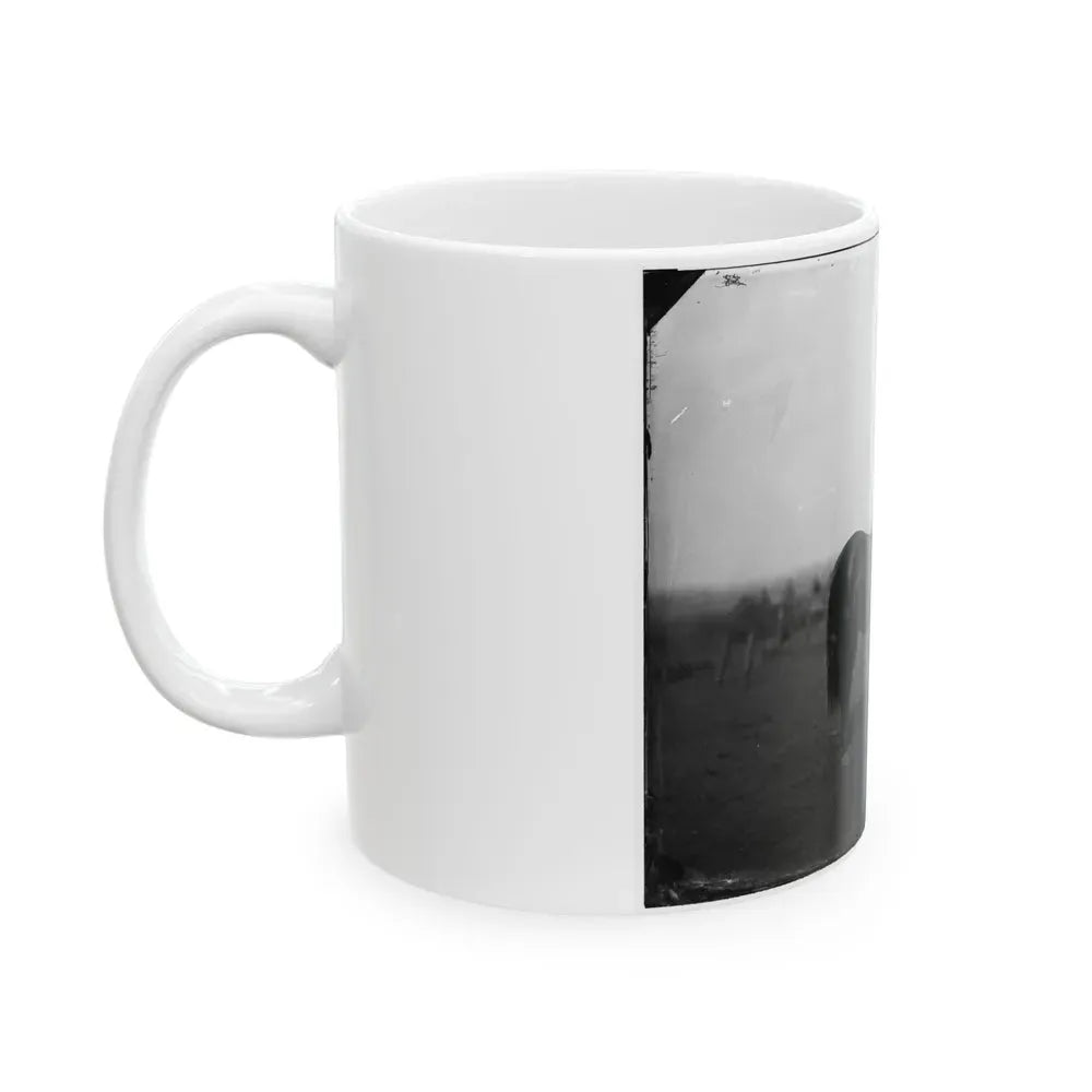 Brandy Station, Virginia. Lt. Chas W. Wolsey With Horse Headquarters Army Of The Potomac (U.S. Civil War) White Coffee Mug - Go Mug Yourself