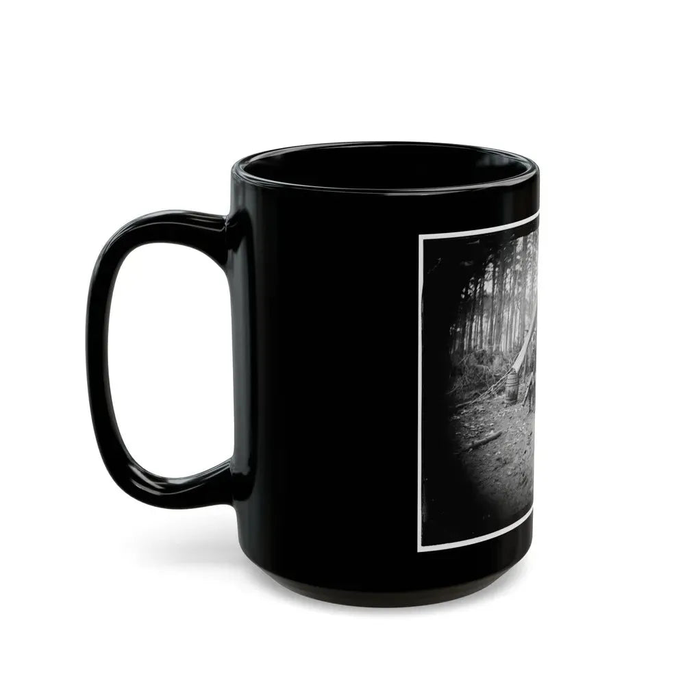 Brandy Station, Virginia. Major William Riddle And Friends. Headquarters, Army Of The Potomac (U.S. Civil War) Black Coffee Mug - Go Mug Yourself