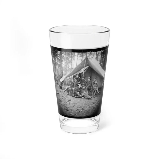 Brandy Station, Virginia. Major William Riddle And Friends. Headquarters, Army Of The Potomac (U.S. Civil War) Pint Glass 16oz 16oz - Go Mug Yourself