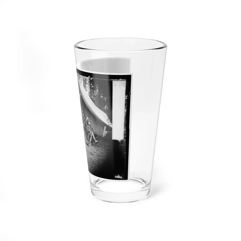 Brandy Station, Virginia. Major William Riddle And Friends. Headquarters, Army Of The Potomac (U.S. Civil War) Pint Glass 16oz - Go Mug Yourself
