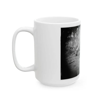 Brandy Station, Virginia. Major William Riddle And Friends. Headquarters, Army Of The Potomac (U.S. Civil War) White Coffee Mug - Go Mug Yourself