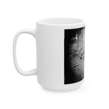 Brandy Station, Virginia. Major William Riddle And Friends. Headquarters, Army Of The Potomac (U.S. Civil War) White Coffee Mug - Go Mug Yourself
