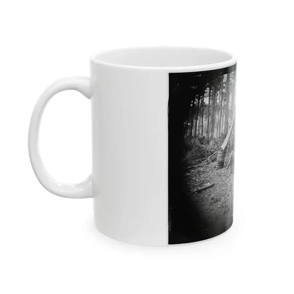 Brandy Station, Virginia. Major William Riddle And Friends. Headquarters, Army Of The Potomac (U.S. Civil War) White Coffee Mug - Go Mug Yourself