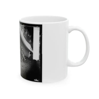 Brandy Station, Virginia. Major William Riddle And Friends. Headquarters, Army Of The Potomac (U.S. Civil War) White Coffee Mug - Go Mug Yourself