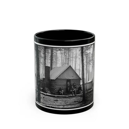 Brandy Station, Virginia. Officer's Winter Quarters Headquarters Army Of The Potomac (U.S. Civil War) Black Coffee Mug 11oz - Go Mug Yourself