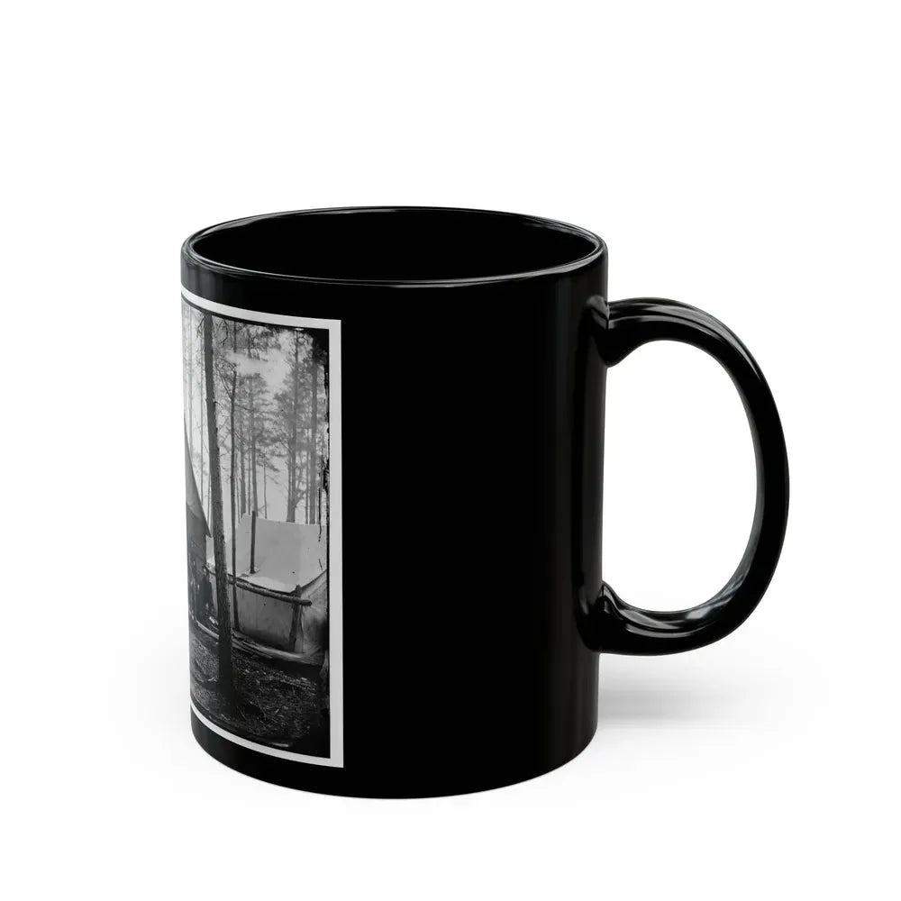 Brandy Station, Virginia. Officer's Winter Quarters Headquarters Army Of The Potomac (U.S. Civil War) Black Coffee Mug - Go Mug Yourself
