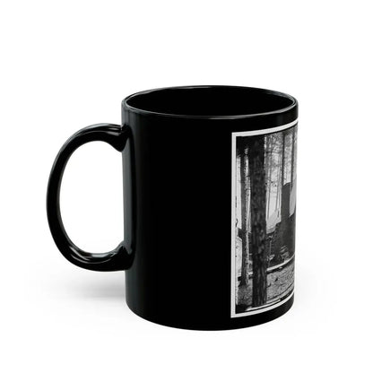 Brandy Station, Virginia. Officer's Winter Quarters Headquarters Army Of The Potomac (U.S. Civil War) Black Coffee Mug - Go Mug Yourself