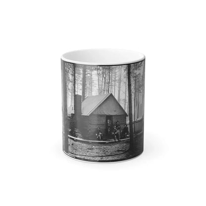 Brandy Station, Virginia. Officer's Winter Quarters Headquarters Army of the Potomac (U.S. Civil War) Color Changing Coffee Mug 11oz Default Title 11oz - Go Mug Yourself