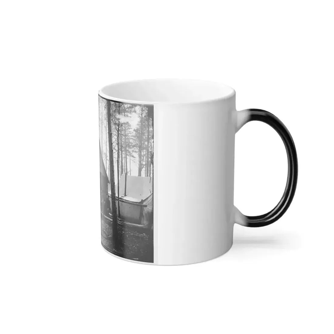 Brandy Station, Virginia. Officer's Winter Quarters Headquarters Army of the Potomac (U.S. Civil War) Color Changing Coffee Mug 11oz - Go Mug Yourself