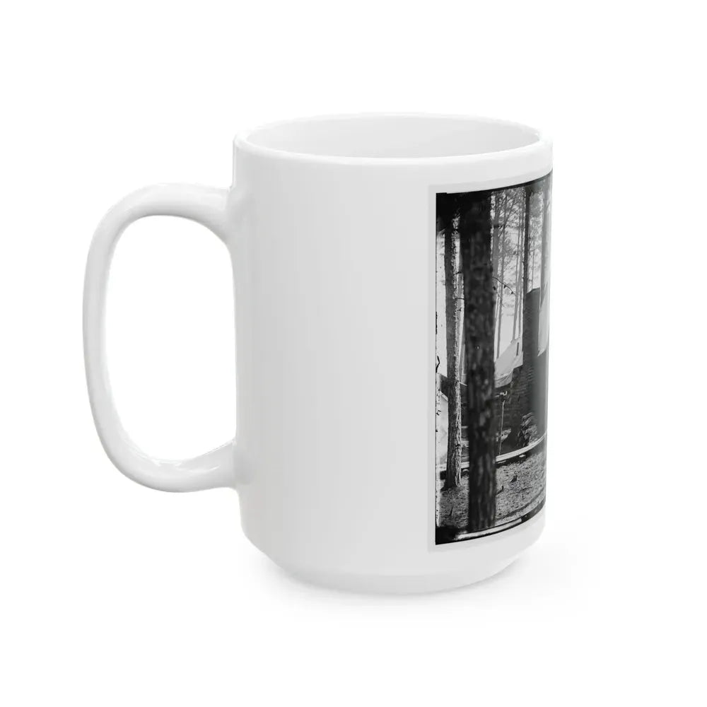 Brandy Station, Virginia. Officer's Winter Quarters Headquarters Army Of The Potomac (U.S. Civil War) White Coffee Mug - Go Mug Yourself