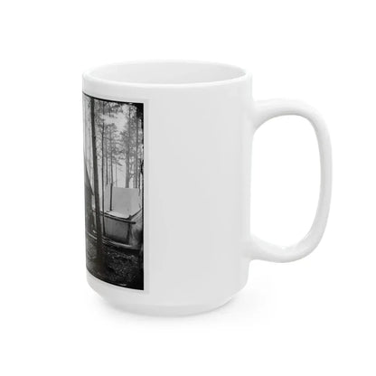 Brandy Station, Virginia. Officer's Winter Quarters Headquarters Army Of The Potomac (U.S. Civil War) White Coffee Mug - Go Mug Yourself