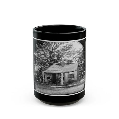 Brandy Station, Virginia . Officers' Quarters (U.S. Civil War) Black Coffee Mug 15oz - Go Mug Yourself