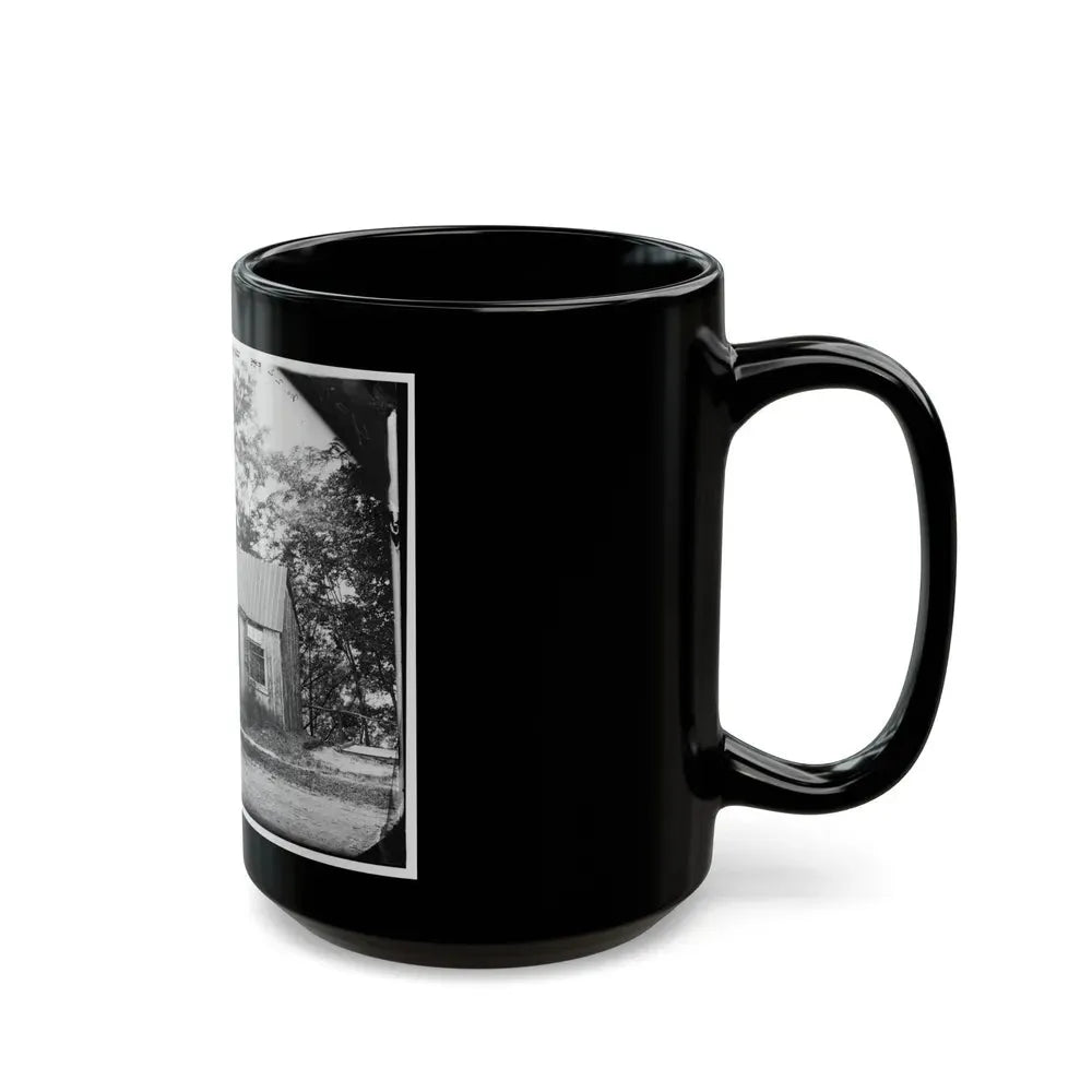 Brandy Station, Virginia . Officers' Quarters (U.S. Civil War) Black Coffee Mug - Go Mug Yourself