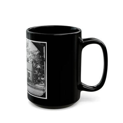 Brandy Station, Virginia . Officers' Quarters (U.S. Civil War) Black Coffee Mug - Go Mug Yourself