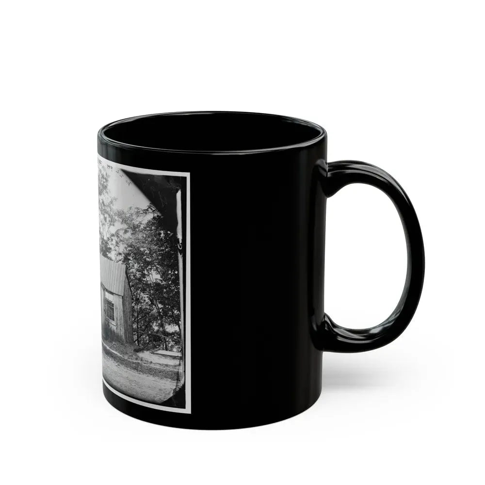 Brandy Station, Virginia . Officers' Quarters (U.S. Civil War) Black Coffee Mug - Go Mug Yourself