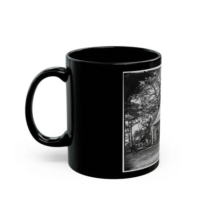 Brandy Station, Virginia . Officers' Quarters (U.S. Civil War) Black Coffee Mug - Go Mug Yourself