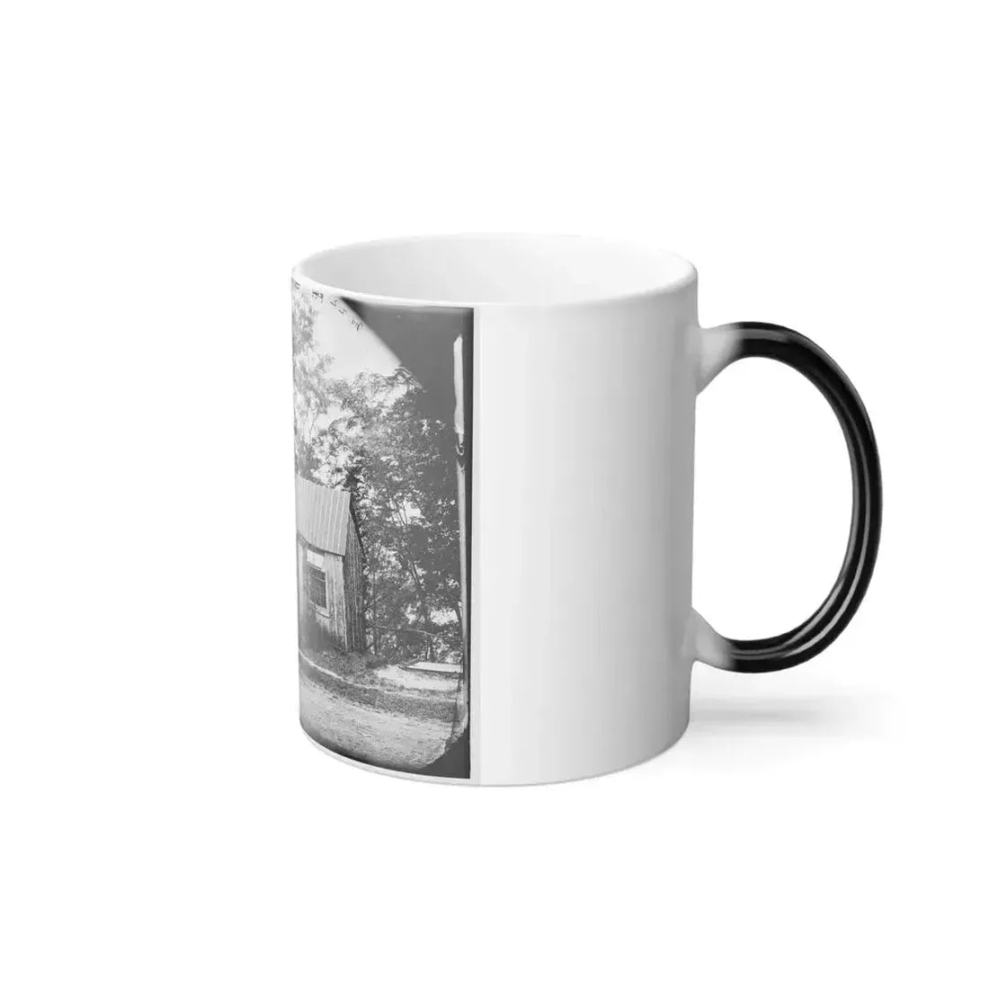Brandy Station, Virginia . Officers' Quarters (U.S. Civil War) Color Changing Coffee Mug 11oz - Go Mug Yourself