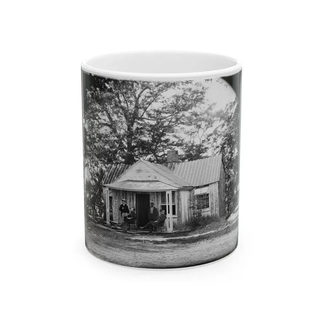 Brandy Station, Virginia . Officers' Quarters (U.S. Civil War) White Coffee Mug 11oz - Go Mug Yourself