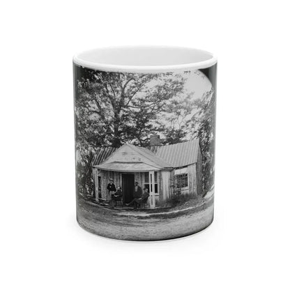 Brandy Station, Virginia . Officers' Quarters (U.S. Civil War) White Coffee Mug 11oz - Go Mug Yourself