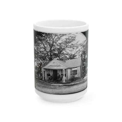 Brandy Station, Virginia . Officers' Quarters (U.S. Civil War) White Coffee Mug 15oz - Go Mug Yourself
