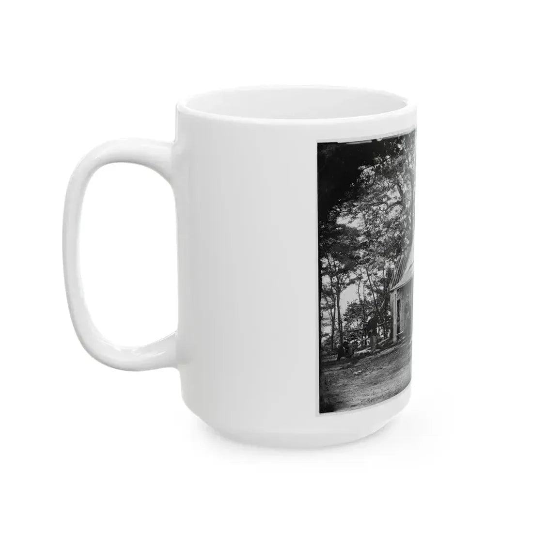 Brandy Station, Virginia . Officers' Quarters (U.S. Civil War) White Coffee Mug - Go Mug Yourself