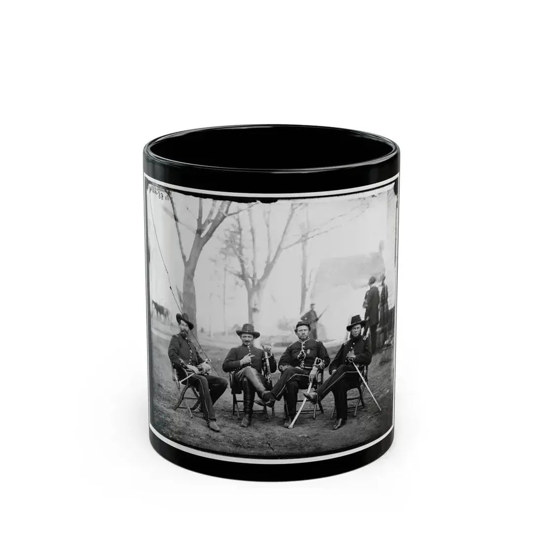 Brandy Station, Virginia. Provost Marshals Of 3d Army Corps (U.S. Civil War) Black Coffee Mug 11oz - Go Mug Yourself