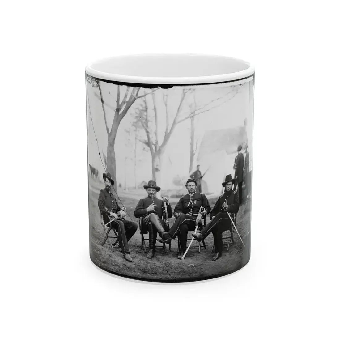 Brandy Station, Virginia. Provost Marshals Of 3d Army Corps (U.S. Civil War) White Coffee Mug 11oz - Go Mug Yourself
