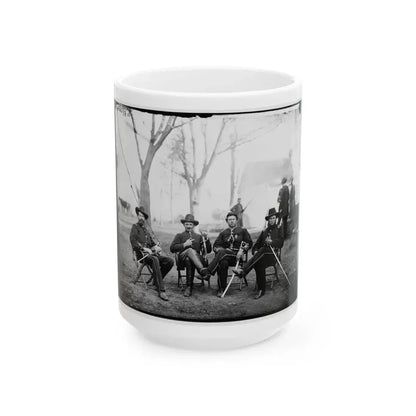 Brandy Station, Virginia. Provost Marshals Of 3d Army Corps (U.S. Civil War) White Coffee Mug 15oz - Go Mug Yourself