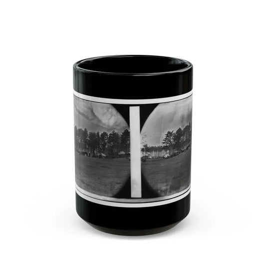 Brandy Station, Virginia. Quarters Of Capt. Clinton, C.S. Of Provost Marshals Department. Headquarters, Army Of The Potomac (U.S. Civil War) Black Coffee Mug 15oz - Go Mug Yourself