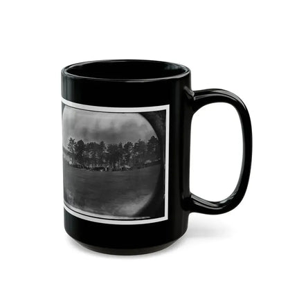 Brandy Station, Virginia. Quarters Of Capt. Clinton, C.S. Of Provost Marshals Department. Headquarters, Army Of The Potomac (U.S. Civil War) Black Coffee Mug - Go Mug Yourself