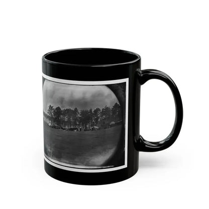 Brandy Station, Virginia. Quarters Of Capt. Clinton, C.S. Of Provost Marshals Department. Headquarters, Army Of The Potomac (U.S. Civil War) Black Coffee Mug - Go Mug Yourself
