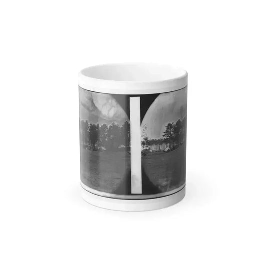 Brandy Station, Virginia. Quarters of Capt. Clinton, C.S. Of Provost Marshals Department. Headquarters, Army of the Potomac (U.S. Civil War) Color Changing Coffee Mug 11oz Default Title 11oz - Go Mug Yourself
