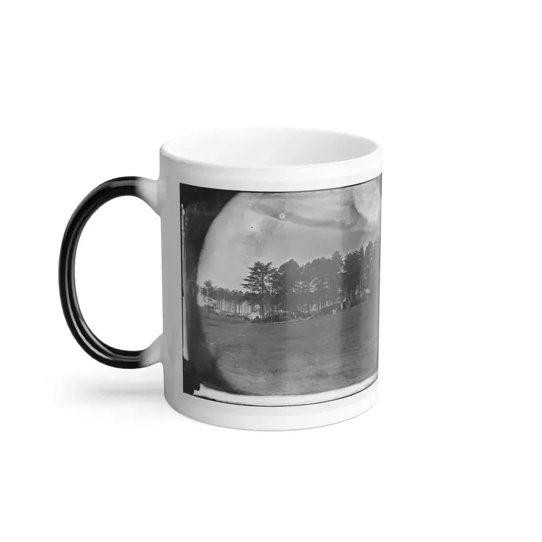 Brandy Station, Virginia. Quarters of Capt. Clinton, C.S. Of Provost Marshals Department. Headquarters, Army of the Potomac (U.S. Civil War) Color Changing Coffee Mug 11oz - Go Mug Yourself