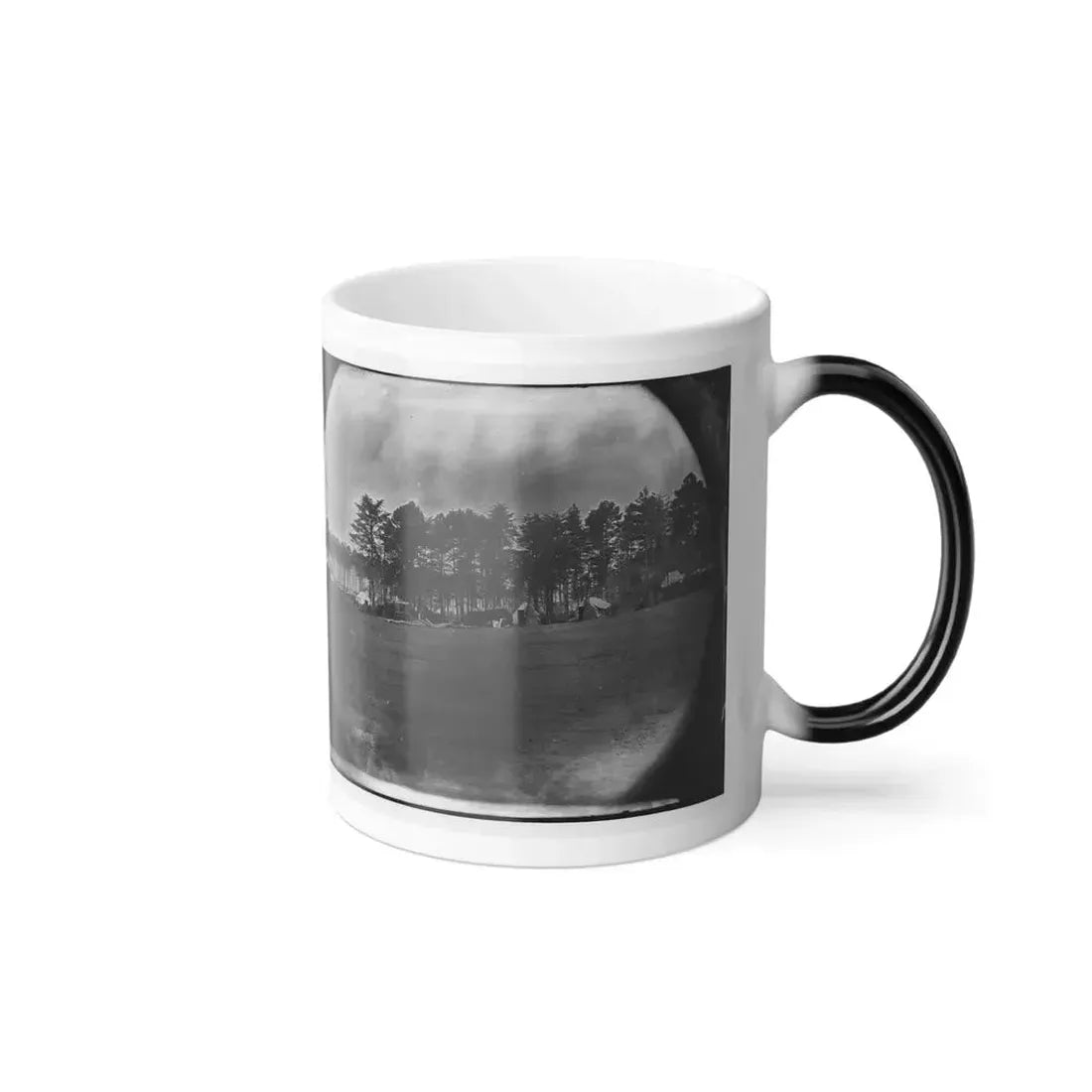 Brandy Station, Virginia. Quarters of Capt. Clinton, C.S. Of Provost Marshals Department. Headquarters, Army of the Potomac (U.S. Civil War) Color Changing Coffee Mug 11oz - Go Mug Yourself