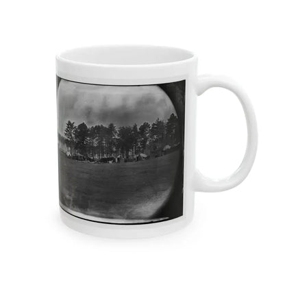 Brandy Station, Virginia. Quarters Of Capt. Clinton, C.S. Of Provost Marshals Department. Headquarters, Army Of The Potomac (U.S. Civil War) White Coffee Mug - Go Mug Yourself