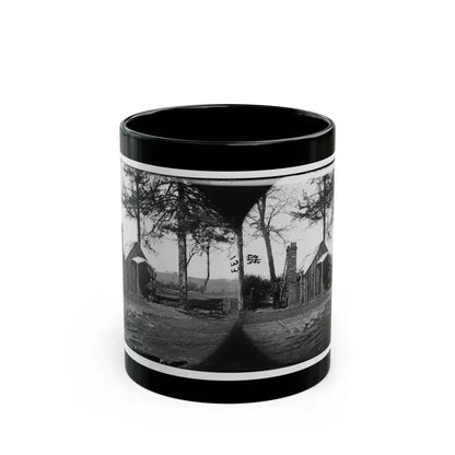 Brandy Station, Virginia. Specimen Of Officers Quarters. Army Of The Potomac (U.S. Civil War) Black Coffee Mug 11oz - Go Mug Yourself