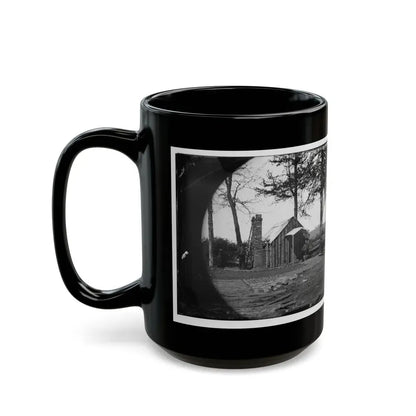 Brandy Station, Virginia. Specimen Of Officers Quarters. Army Of The Potomac (U.S. Civil War) Black Coffee Mug - Go Mug Yourself