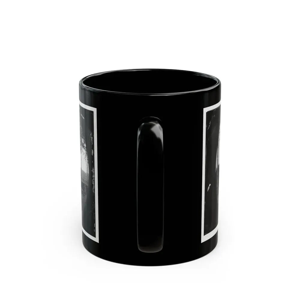 Brandy Station, Virginia. Specimen Of Officers Quarters. Army Of The Potomac (U.S. Civil War) Black Coffee Mug - Go Mug Yourself
