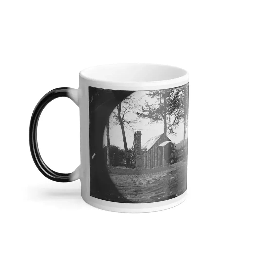 Brandy Station, Virginia. Specimen of Officers Quarters. Army of the Potomac (U.S. Civil War) Color Changing Coffee Mug 11oz - Go Mug Yourself