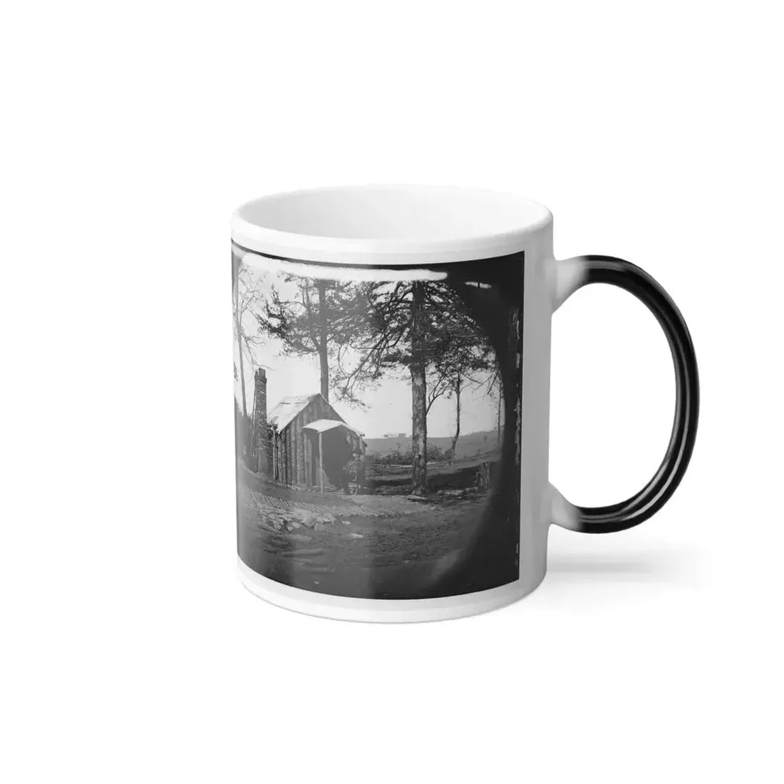 Brandy Station, Virginia. Specimen of Officers Quarters. Army of the Potomac (U.S. Civil War) Color Changing Coffee Mug 11oz - Go Mug Yourself