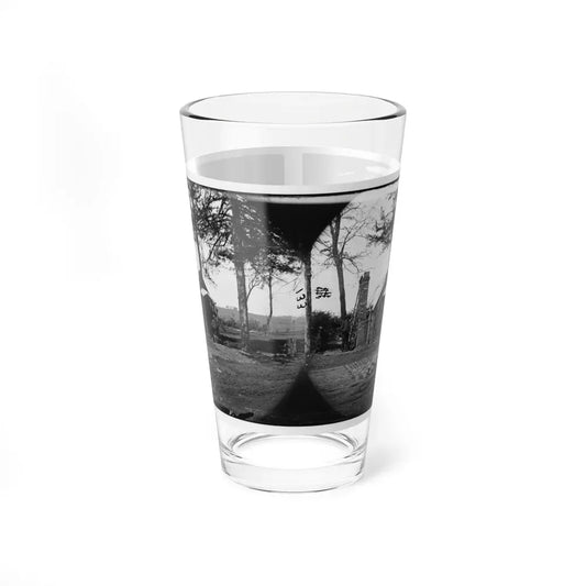 Brandy Station, Virginia. Specimen Of Officers Quarters. Army Of The Potomac (U.S. Civil War) Pint Glass 16oz 16oz - Go Mug Yourself