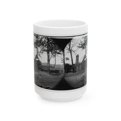 Brandy Station, Virginia. Specimen Of Officers Quarters. Army Of The Potomac (U.S. Civil War) White Coffee Mug 15oz - Go Mug Yourself