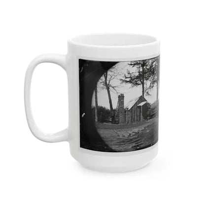 Brandy Station, Virginia. Specimen Of Officers Quarters. Army Of The Potomac (U.S. Civil War) White Coffee Mug - Go Mug Yourself