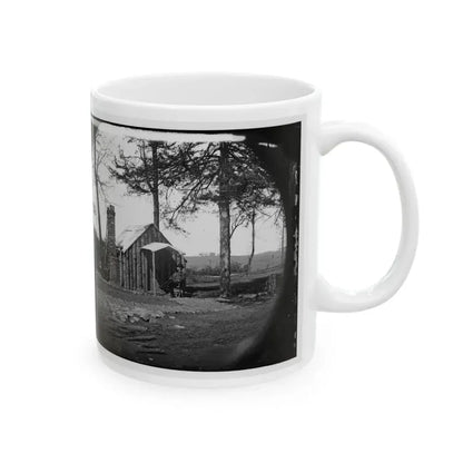 Brandy Station, Virginia. Specimen Of Officers Quarters. Army Of The Potomac (U.S. Civil War) White Coffee Mug - Go Mug Yourself