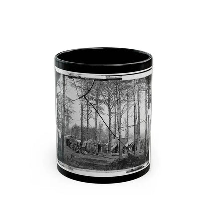 Brandy Station, Virginia. Telegraph Corps Camp (U.S. Civil War) Black Coffee Mug 11oz - Go Mug Yourself