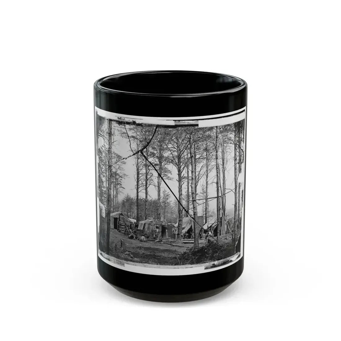 Brandy Station, Virginia. Telegraph Corps Camp (U.S. Civil War) Black Coffee Mug 15oz - Go Mug Yourself